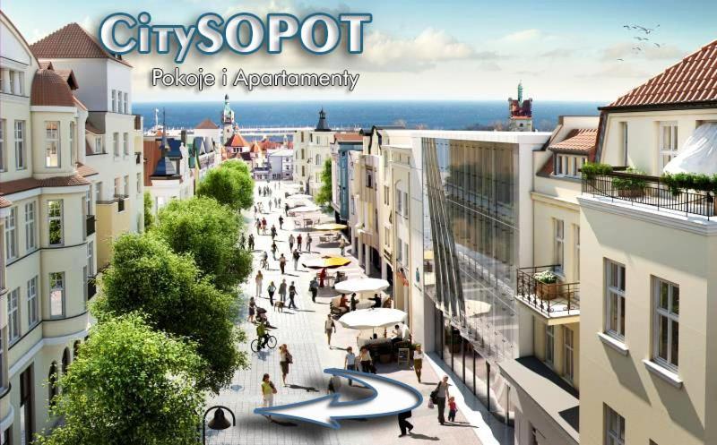 City Sopot Pokoje I Apartamenty Na Deptaku المظهر الخارجي الصورة